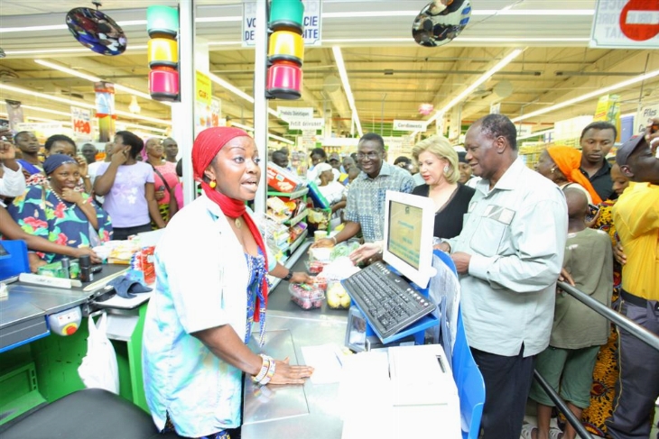Distribution/Le supermarché Sococé de Bouaké rouvert
